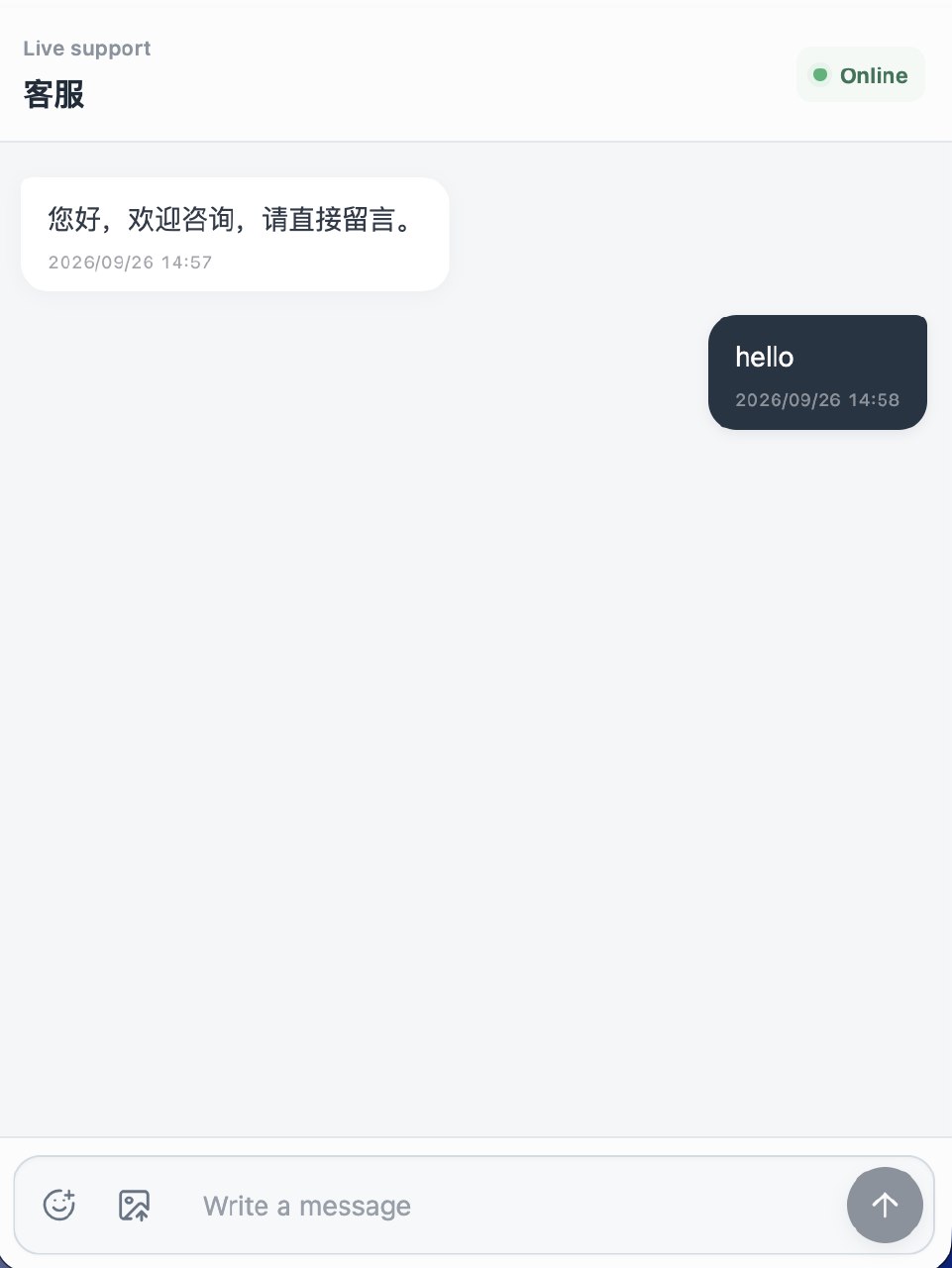 多语言客服系统软件截图 2